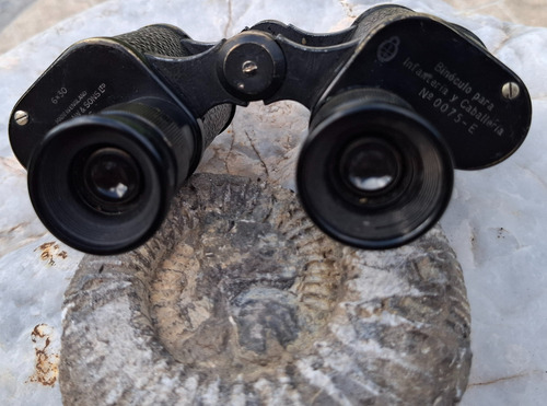 Binocular Militar 6x30 Optal Ejército Guerra De Malvinas Negro (Usado)