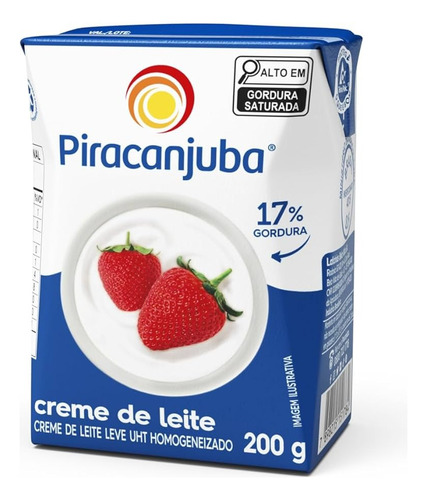 Kit C/4 Creme D Leite Piracanjuba 200g