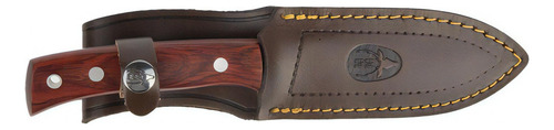 Cuchillo De Caza Muela® Comf-11r Cachas De Madera Rosewood Color Marrón