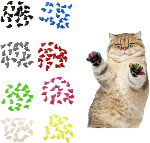 20 Tapas De Uñas De Gato De Plast - Unidad a $68999