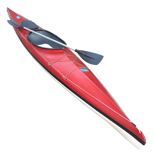 Kayak Fibra Baum Single Xl 1 Persona Travesia 150 Kg Carga