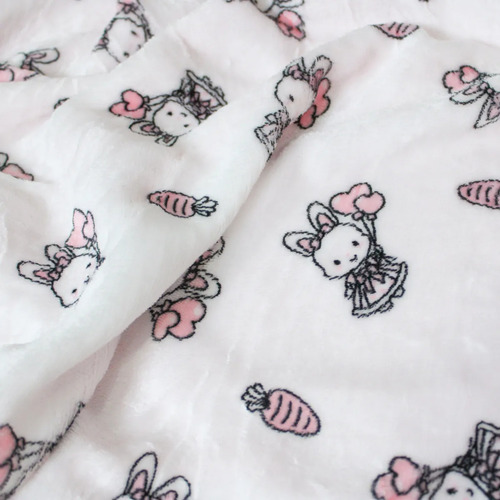 Cobija Para Bebé Calientita Frazada Suave Cobertor Infantil Color Rosa Felpa