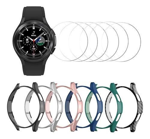 Imagen 2 de 5 de Protector Carcasa Forro Para Samsung Galaxy Watch 4 46mm