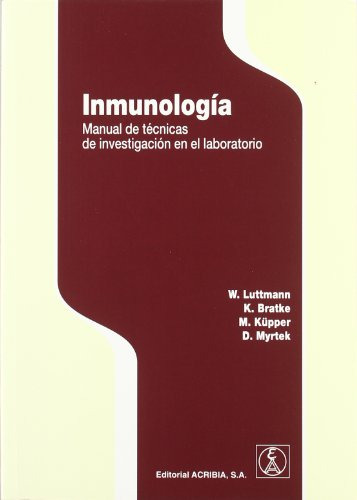 Libro Inmunología - Manual De Tecnicas De Investigacion En E