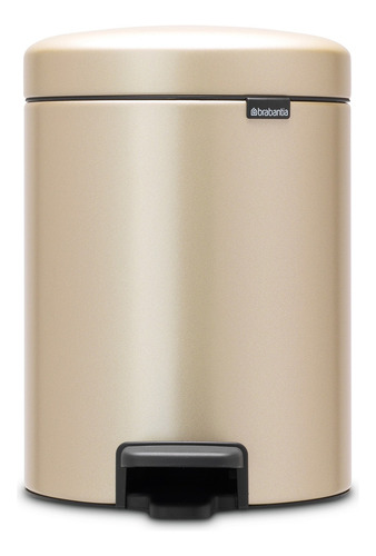 Cesto Brabantia 5 Litros New Icon Metallic Gold A Pedal Color Dorado