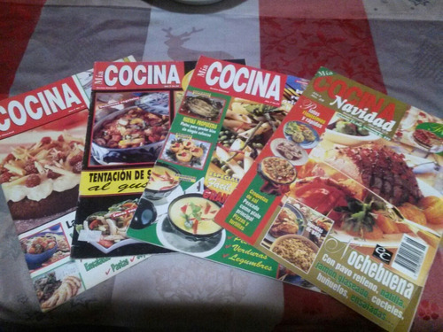 Revistas De Cocina Mia Cocina  4 Tomos Us $ 6,00