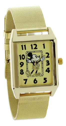 Reloj Disney Unisex Mk8140-ab Mickey Mouse Banda Metálica