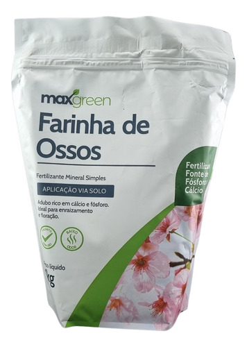 Adubo Forth Maxgreen Farinha De Ossos 37kg Pouco Cheiro