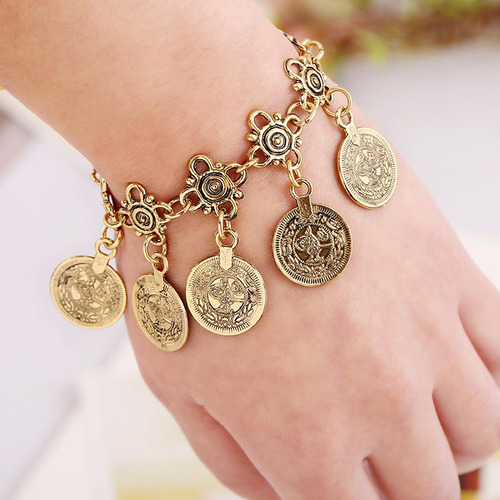 Tobillera De Monedas