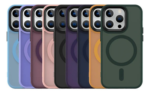 Fundas Space Magnetic Para iPhone 15 14 13 12 11 Pro Max