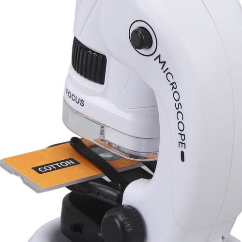 - Kit De Ciências Para Crianças Para Microscópio De Bolso,