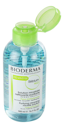 Agua Micelar Bioderma H2o, 500ml Pompa 