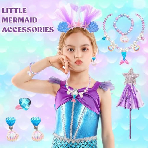 * Disfraz De Sirenita, Vestido De Sirena Princesa Ariel