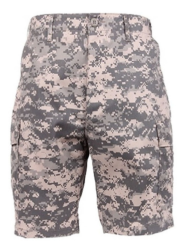 Bermuda Cargo Short Combate, Acu Digital Camo, Rip Stop