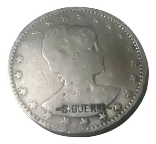 Moneda Brasil 400 Reis 1901 S.guerra (Usado)