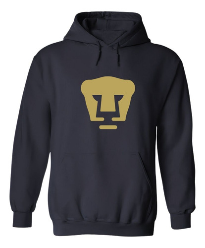 Sudadera Pumas Unam Deportiva Hombre Hoodie Logo Doradovinil