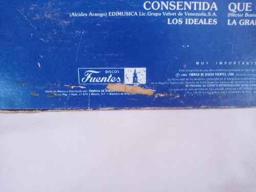 Lp Oye 16 Exitos En Cumbia Peerless 1985 Varios Artistas (Usado)