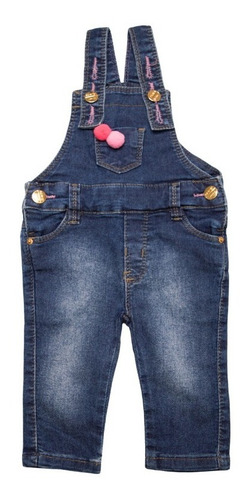 Jardineira Jeans Bebe Feminina Mercado Livre