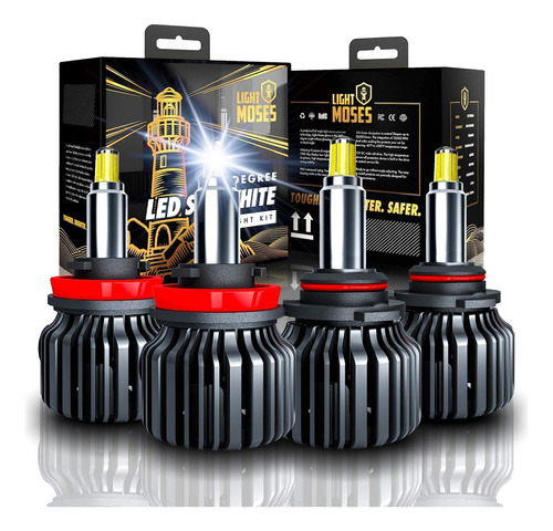 Luz Moise Do Sets Led Faro Bombilla Premium Grado Cielo Alta