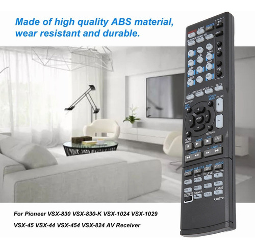 Para Pioneer Av Receiver Controle Remoto Substituir Para Vsx