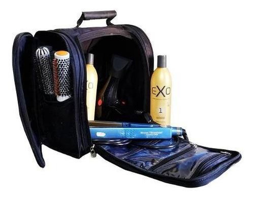 Bolsa Mochila Para Maquiagem Com 5 Estojos P/ Acessórios