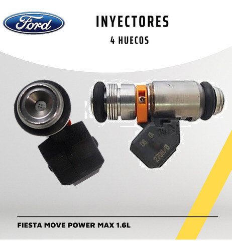 Inyectores Para Ford Fiesta Move Power Ka Ecosport (03-09)