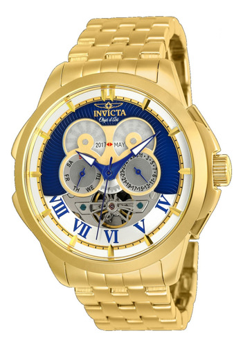 Reloj Para Hombres Invicta Objet D Art 25581 Oro