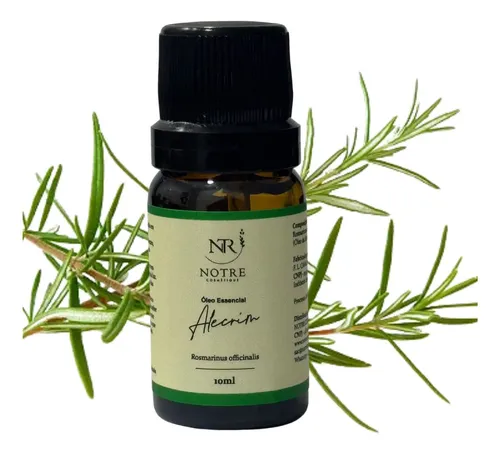 Óleo Essencial De Alecrim 100% Puro E Natural 10ml Notre