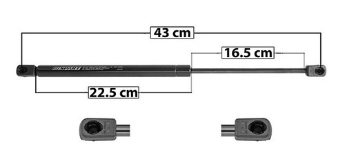 (1) Amortiguador 5a Puerta Izq O Der Jeep Patriot 07/17