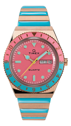 Timex Women's Q Diver 36mm Tw2u81500vq Reloj De Cuarzo