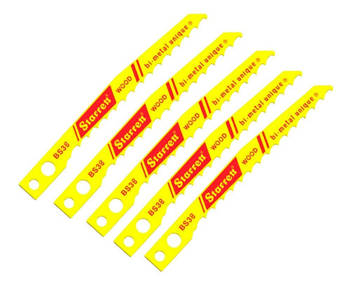 Imagem 1 de 4 de Serra Tico Tico Bi-metal 65mm 5und Starrett - Bs38