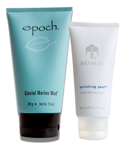 Nuskin Epoch Glacial Marine Mud + Polishing Peel Nu Skin