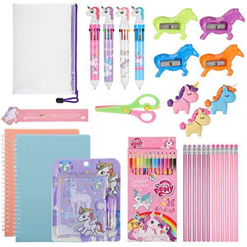 Kit De Regreso Clases De Unicornio De 41 Piezas Niñas ...