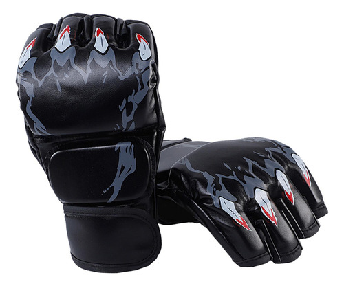 Mma Guantes De Boxeo, Abiertas Equipo De Protección Ligeras