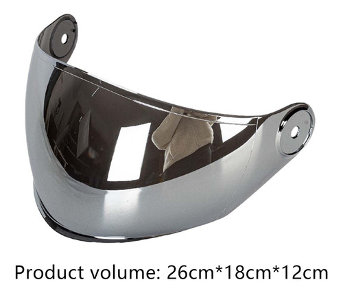 Lente De Visera Para Casco, Accesorios De Motocicleta, Plata