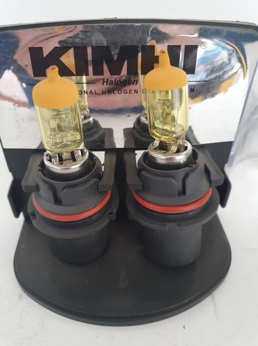 Imagen 3 de 4 de Focos Halogeno 9004 Amarillo Yellow Euro 65/55 Alta Baja