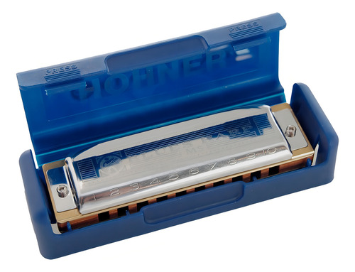 Gaita Hohner Harmônica Blues Harp C/ Estojo Em Mi E
