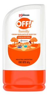 Repelente Off Crema 60grs Pack 6 Unidades 