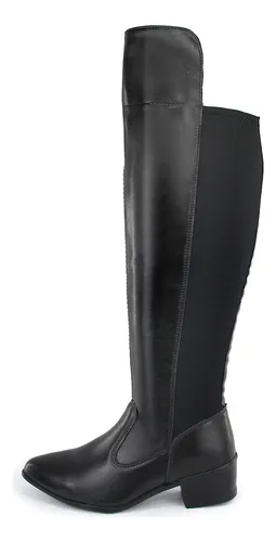 Bota over cheap para panturrilha grossa