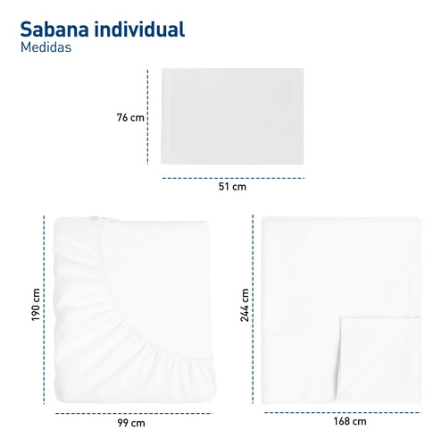 2 Juegos De Sabanas Individuales 100% Poliéster Microfibra