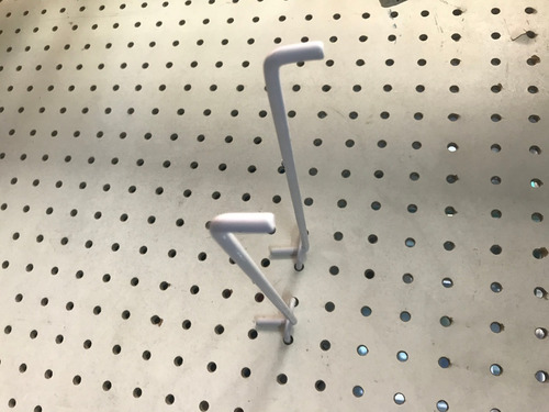 Imagen 4 de 5 de 50 Gancho Blister Perfocel Panel Perforado Blanco 3/16