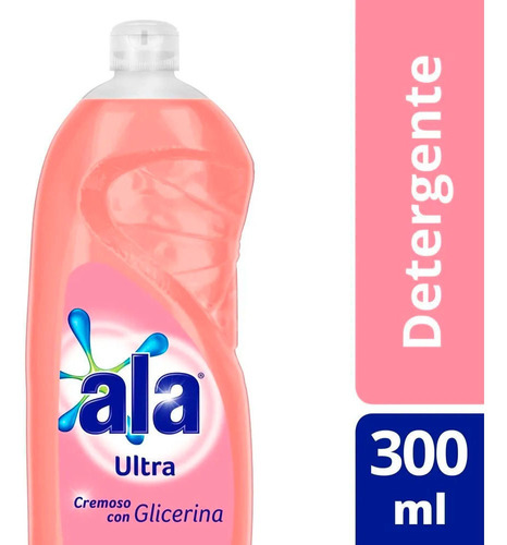 Detergente Lavavajilla Ala Desengrasante Glicerina 300ml