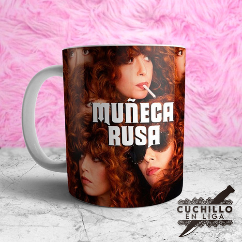 Taza Cerámica Calidad Premium Diseño Serie Muñeca Rusa 