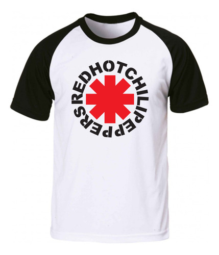 Remera Blanca Ranglan Sublimada Red Hot Chili Peppers