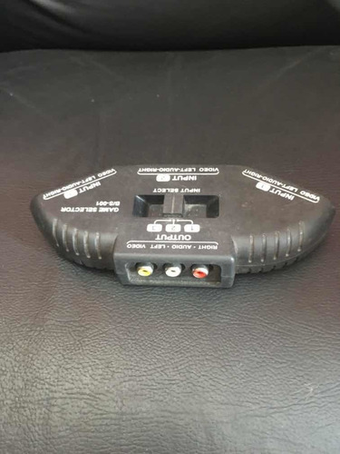 Game Selector Rca Switch 3 En 1 Rca Audio Video
