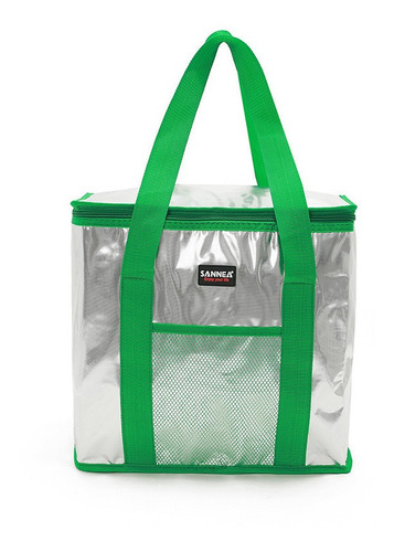Bolso Cooler Plegable Impermeable Comida Bebida 26l 36x21x33
