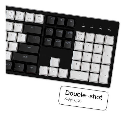 Teclado Keychron C2 Para Videojuegos, 104 Teclas/led/usb C