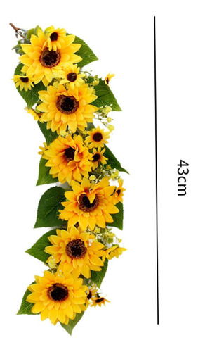 A A Corona De Girasoles Artificiales, Corona De Longitud