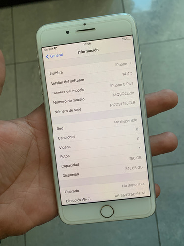 Iphone 8 Plus 256gb Blanco Desbloqueado Blanco (Usado)