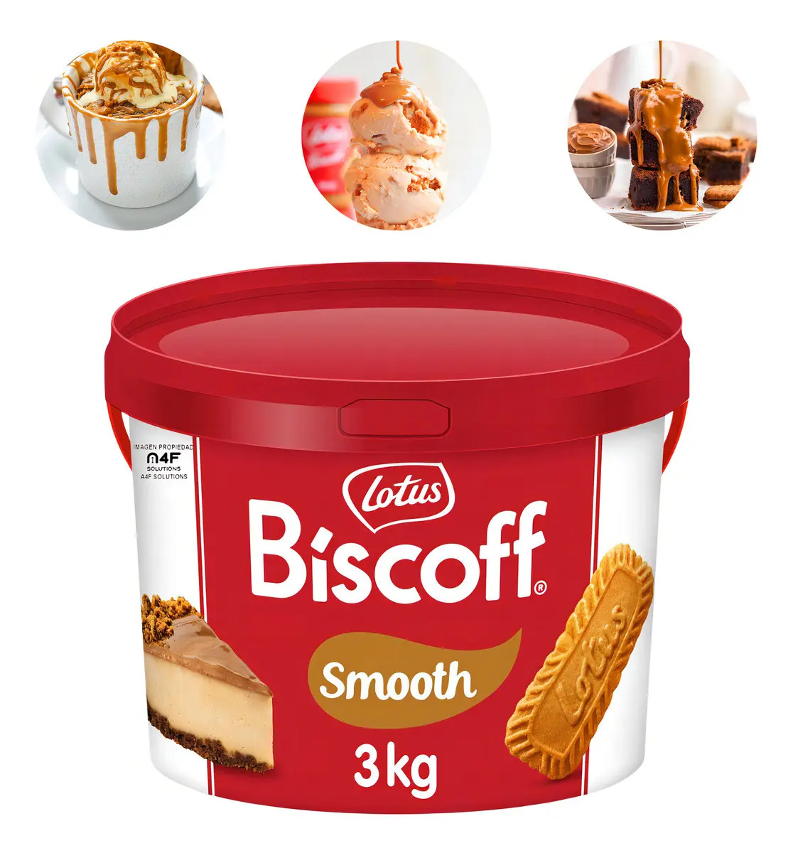 Crema Untable de Galleta Lotus Biscoff Caramelizada Smooth 3 kg